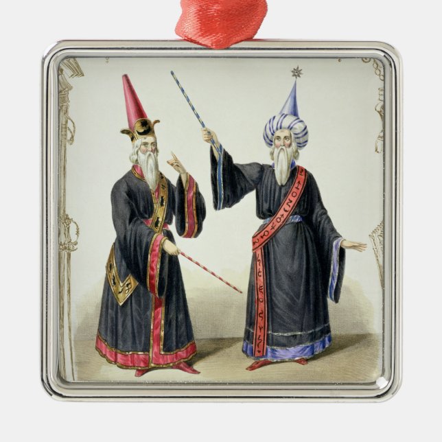 Ornamento De Metal Mágicos no carnaval em Berlim, 1836 (cor (Frente)
