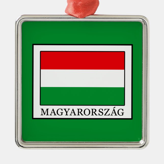 Ornamento De Metal Magyarorszag (Frente)