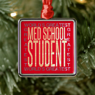 Ornamento De Metal Maior aluno do Med School do Mundo