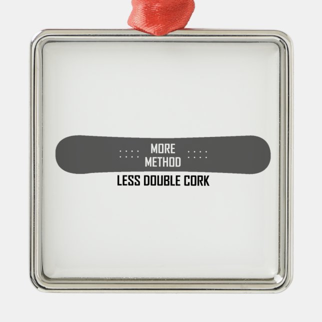 Ornamento De Metal Mais Método Menos Cork Duplo (Frente)