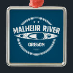 Ornamento De Metal Malheur River Oregon Kayaking<br><div class="desc">O rio Malheur,  ascensão fluvial na Natureza da Montanha de Morango nas encostas sul das Montanhas Azuis na Floresta Nacional de Malheur,  Oregon,  E.U.A. Flui para sudeste,  Norte e Nordeste para se juntar ao rio Cobra em Ontário na linha do estado de Idaho</div>