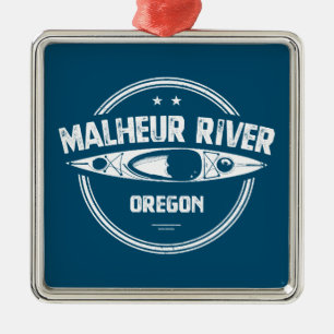 Ornamento De Metal Malheur River Oregon Kayaking