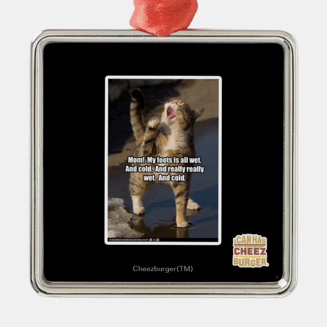 Ornamento De Metal Mamã! (Frente)