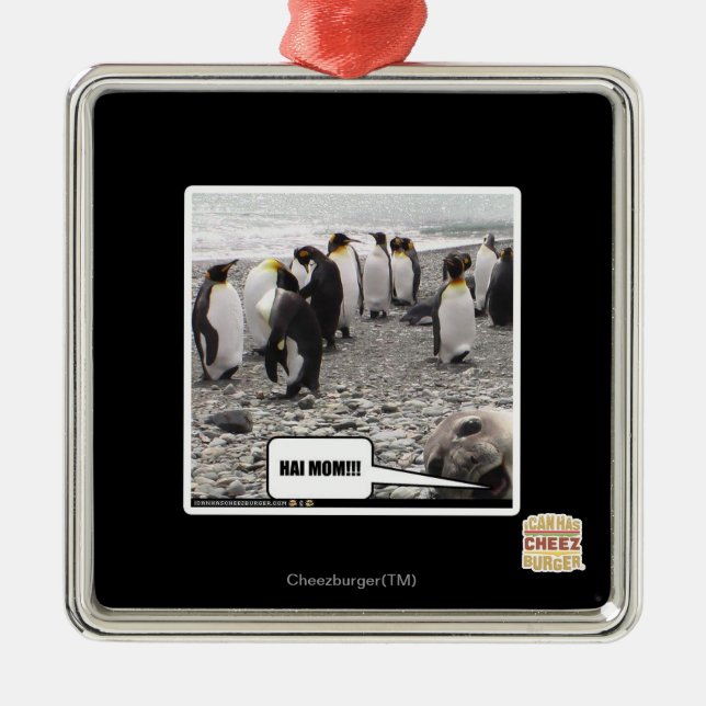 ORNAMENTO DE METAL MAMÃ DE HAI!!! (Frente)