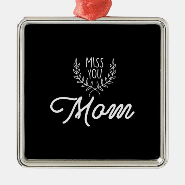 Ornamento De Metal Mamãe Deu Mentira Sua Mãe (Frente)