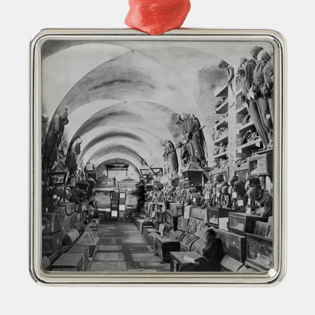 Ornamento De Metal Mamãs do catacomb de Palermo, Italia (Frente)