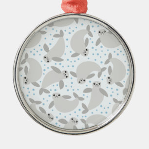 Ornamento De Metal manatee