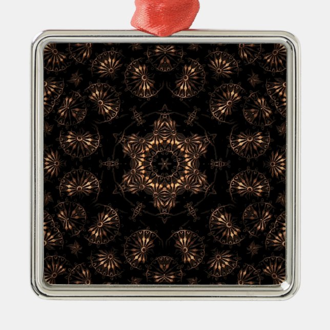 Ornamento De Metal Mandala da Idade do Bronze (Frente)
