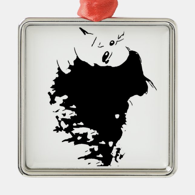 Ornamento De Metal Mane Wicked (Frente)