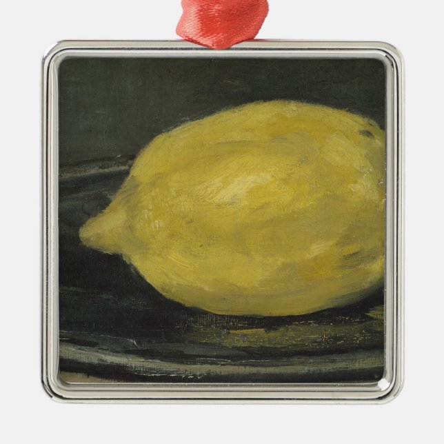 Ornamento De Metal Manet | o limão, 1880 (Frente)