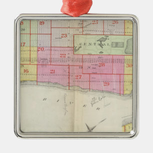 Ornamento De Metal Manhatten, New York 10