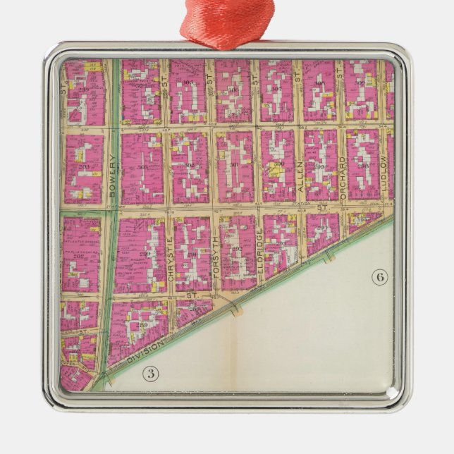 Ornamento De Metal Manhatten, New York 20 (Frente)