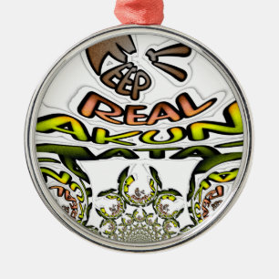 Ornamento De Metal Mantenha a Hakuna Matata sempre