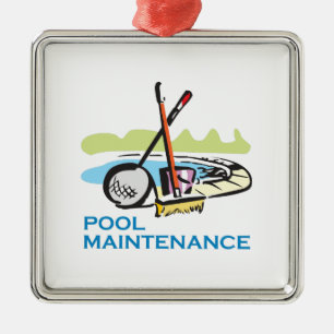 ORNAMENTO DE METAL MANUTENÇÃO DA PISCINA