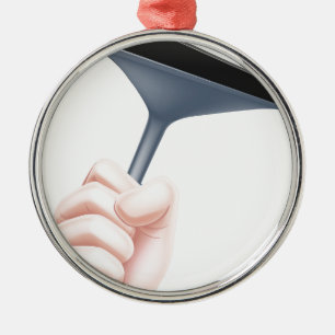 Ornamento De Metal Mão do rodo de borracha dos desenhos animados