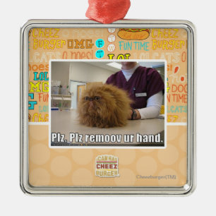 Ornamento De Metal Mão do ur do remoov do PLZ