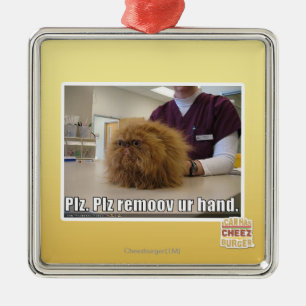 Ornamento De Metal Mão do ur do remoov do PLZ