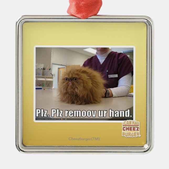 Ornamento De Metal Mão do ur do remoov do PLZ (Frente)