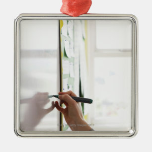 Ornamento De Metal mão que guardara a caneta de marcador no