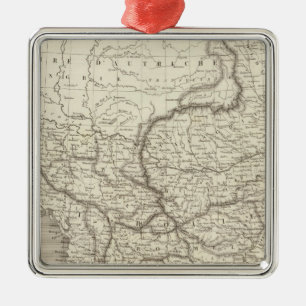 Ornamento De Metal Mapa da Turquia e da Grécia