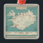 Ornamento De Metal Mapa de Islândia (cerca de 1959)<br><div class="desc">Título Islândia.
Nomes do contribuinte
    Os Estados Unidos. CIA. 
Criado/publicado
    [Washington,  1958?] 
Rúbricas sujeitas
    - Islândia--Mapas 
    - Islândia--Divisões administrativas e políticas--Mapas 
    - Islândia</div>