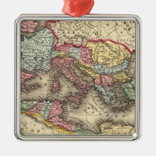 Ornamento De Metal Mapa do império romano