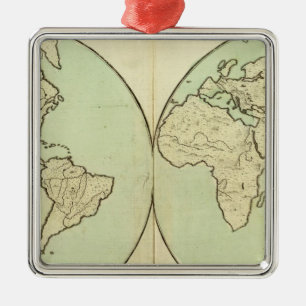 Ornamento De Metal Mapa geral