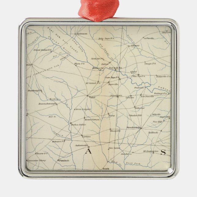 Ornamento De Metal Mapa XXIII do Gen (Frente)