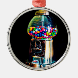 Ornamento De Metal Máquina de Gumball
