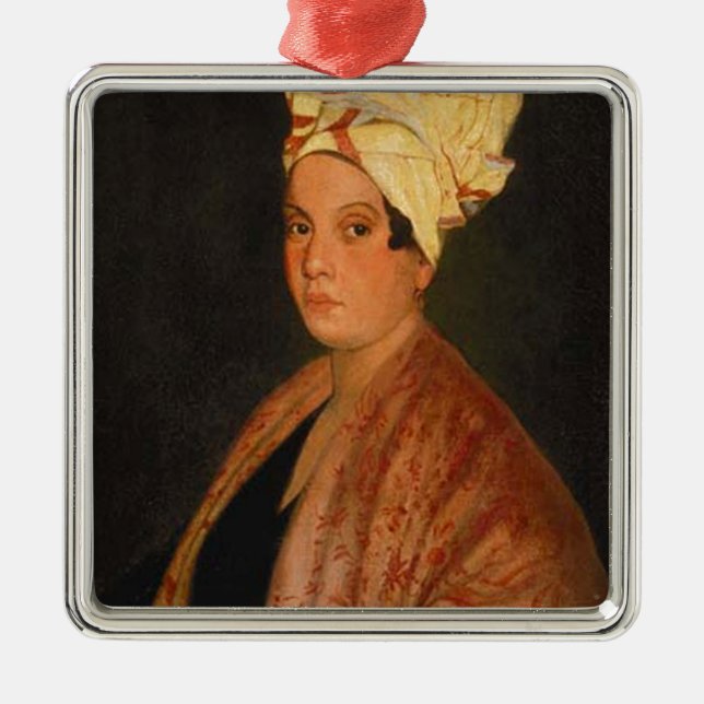 Ornamento De Metal Marie Laveau: A rainha do Voodoo (Frente)