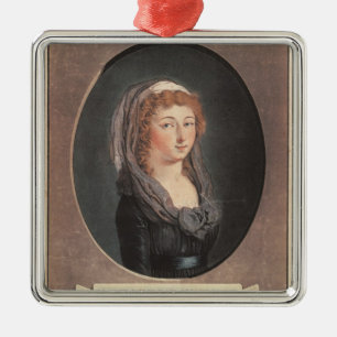 Ornamento De Metal Marie-Therese-Charlotte de France envelhecido