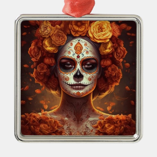 Ornamento De Metal Marigold Spirit (Frente)