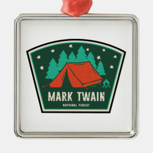 Ornamento De Metal Mark Twain National Forest Camping