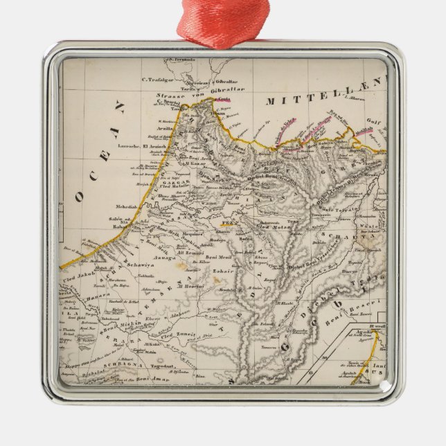 Ornamento De Metal Marrocos (Frente)