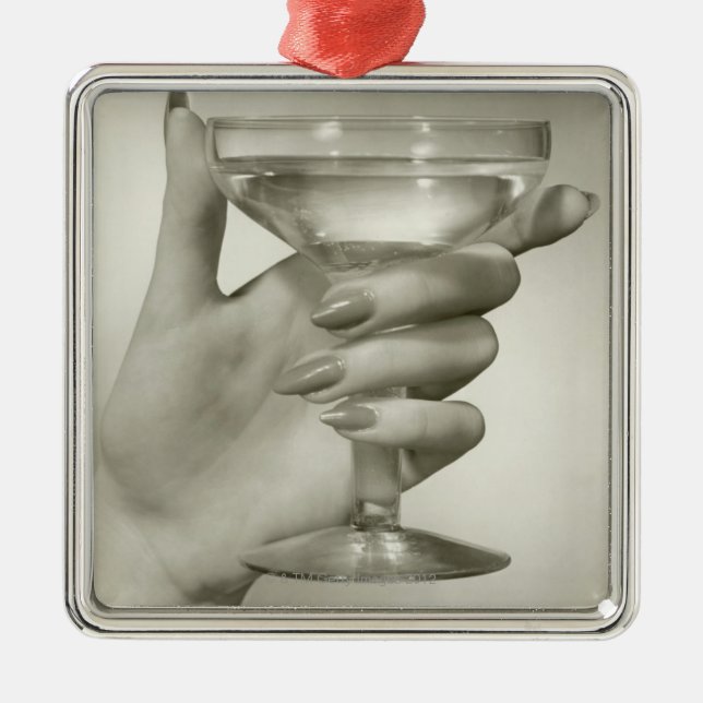 Ornamento De Metal Martini (Frente)