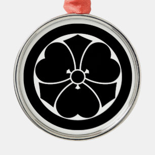 Ornamento De Metal Maru ni Kenkatabami