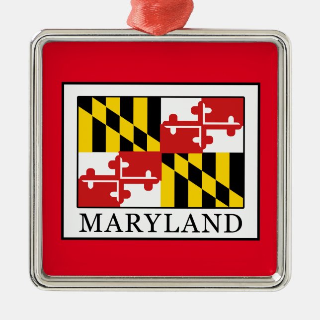 Ornamento De Metal Maryland (Frente)