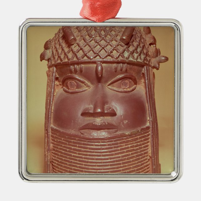 Ornamento De Metal Máscara de Benin (Frente)