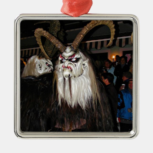 Ornamento De Metal Máscara do Diabo Japonês (Frente)