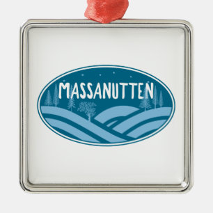 Ornamento De Metal Massanutten Resort Virginia Outdoors