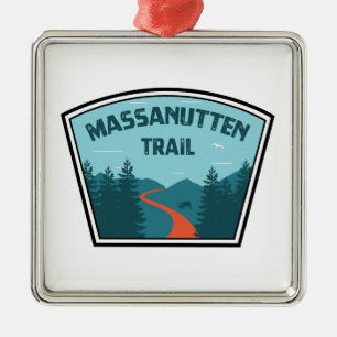 Ornamento De Metal Massanutten Trail Virginia