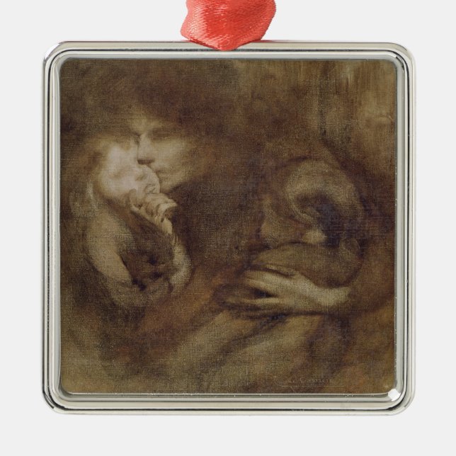 Ornamento De Metal Maternidade 2 (Frente)
