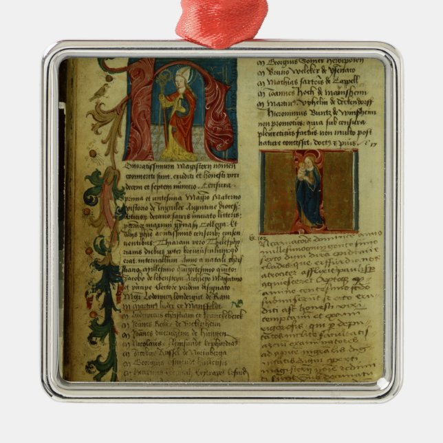 Ornamento De Metal Matrícula de Martin Luther (Frente)