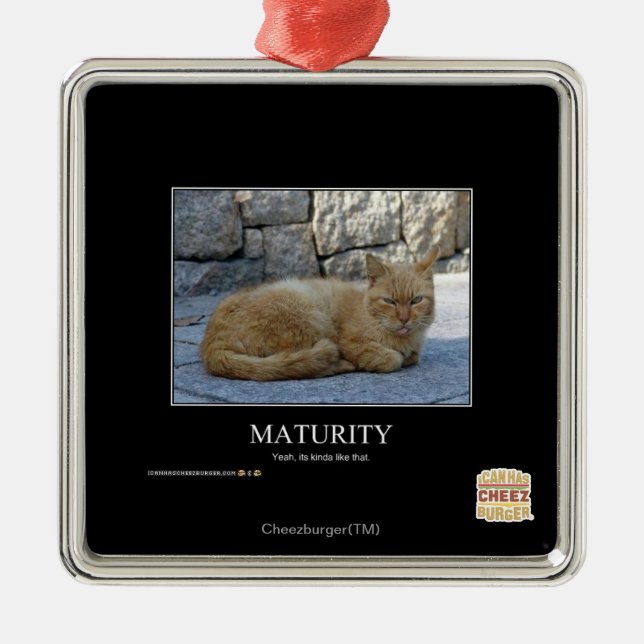 Ornamento De Metal Maturidade (Frente)