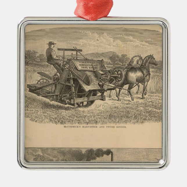 Ornamento De Metal McCormick Empresa, Chicago, Illinois (Frente)