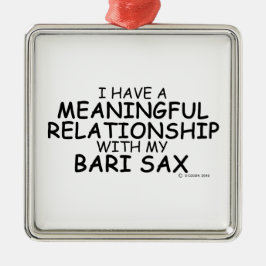 Ornamento De Metal Meaningful Relationship Bari Sax