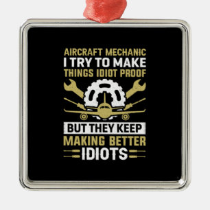 Ornamento De Metal Mecânica de Aeronave Mecânica Que Tento Fazer