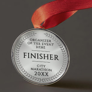 Ornamento De Metal Medalha de Desporto Monocromática com Acabamento P