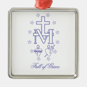 Ornamento De Metal Medalha de Nossa Senhora das Graças Medalha Milagr