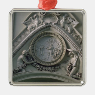 Ornamento De Metal Medalhão que descreve o imperador Constantim